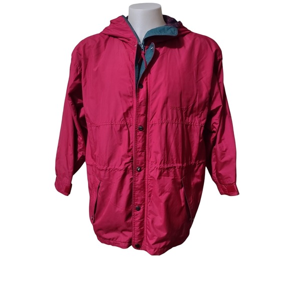 Rock Creek Other - Rock Creek Parka Jacket M Mens Gorp Core Cabin Retro Pink Plaid Lined Hooded Y2K